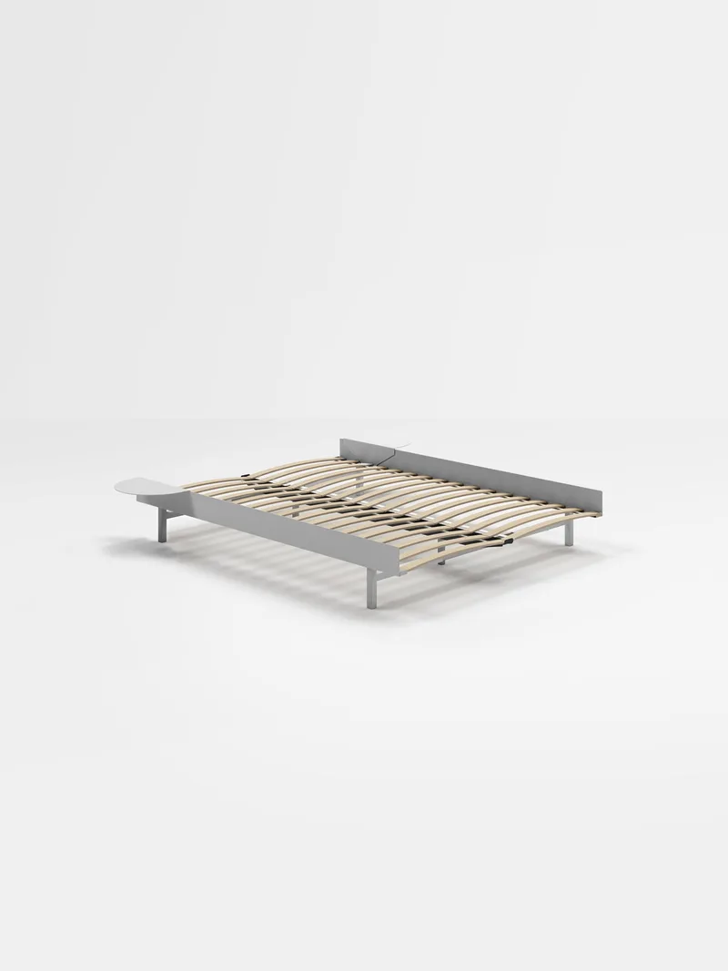 Bed 90 – 180 cm (Low) by MOEBE in Stainless Steel, 2, 140 – product photo 15 of 15