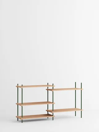 Shelving System – s.85.2.A by MOEBE in Oak/Pine-Green – product photo 4 of 4