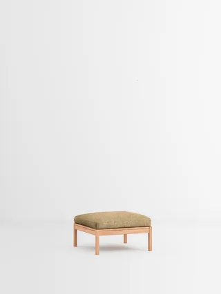 Ottoman van MOEBE in Moss, Moss 0021, Oak – productfoto 35 van 35