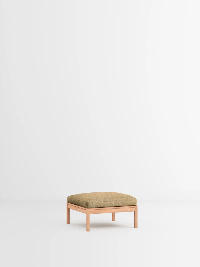 Ottoman van MOEBE in Moss, Moss 0021, Oak – productfoto 35 van 35