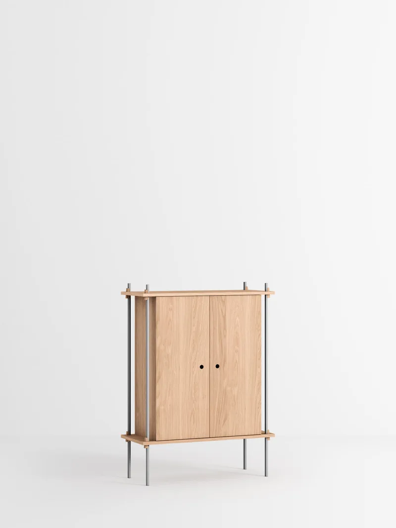 Shelving System – s.115.1.C von MOEBE in Black – Produktfoto 1 von 4