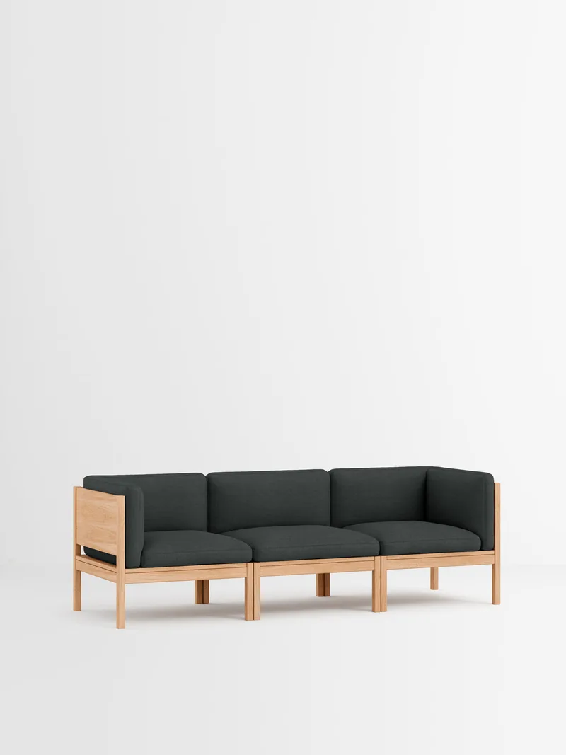 3 Seater Sofa with Sides von MOEBE in Autumn, Autumn 101, Oak – Produktfoto 26 von 34