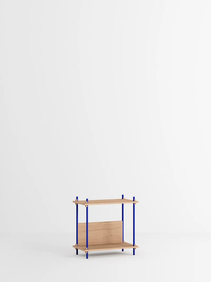 Shelving System – s.65.1.C by MOEBE in Oak/Deep-Blue – product photo 4 of 4
