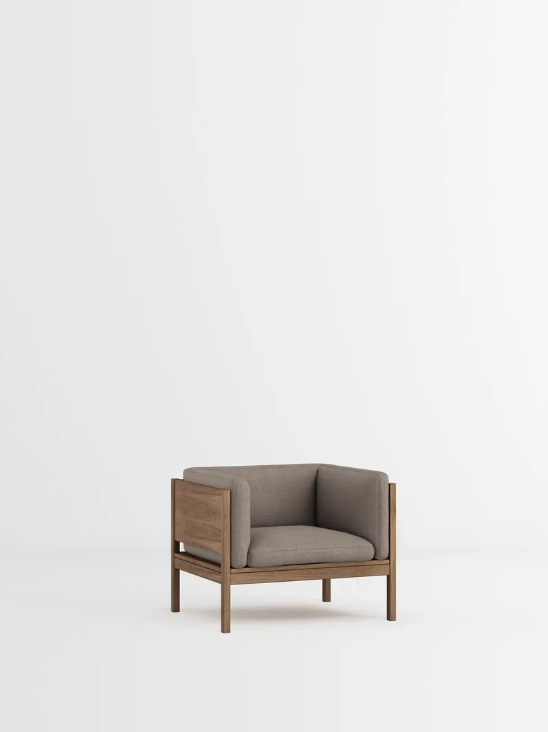 Lounge Chair de MOEBE en Autumn, Autumn 331, Smoked Oak – photo du produit