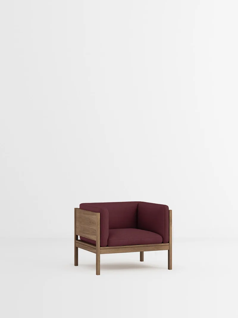 Lounge Chair de MOEBE en Autumn, Autumn 681, Smoked Oak – photo du produit
