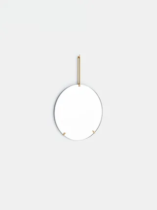 Wall Mirror by MOEBE in Ø30, Black – product photo 7 of 8