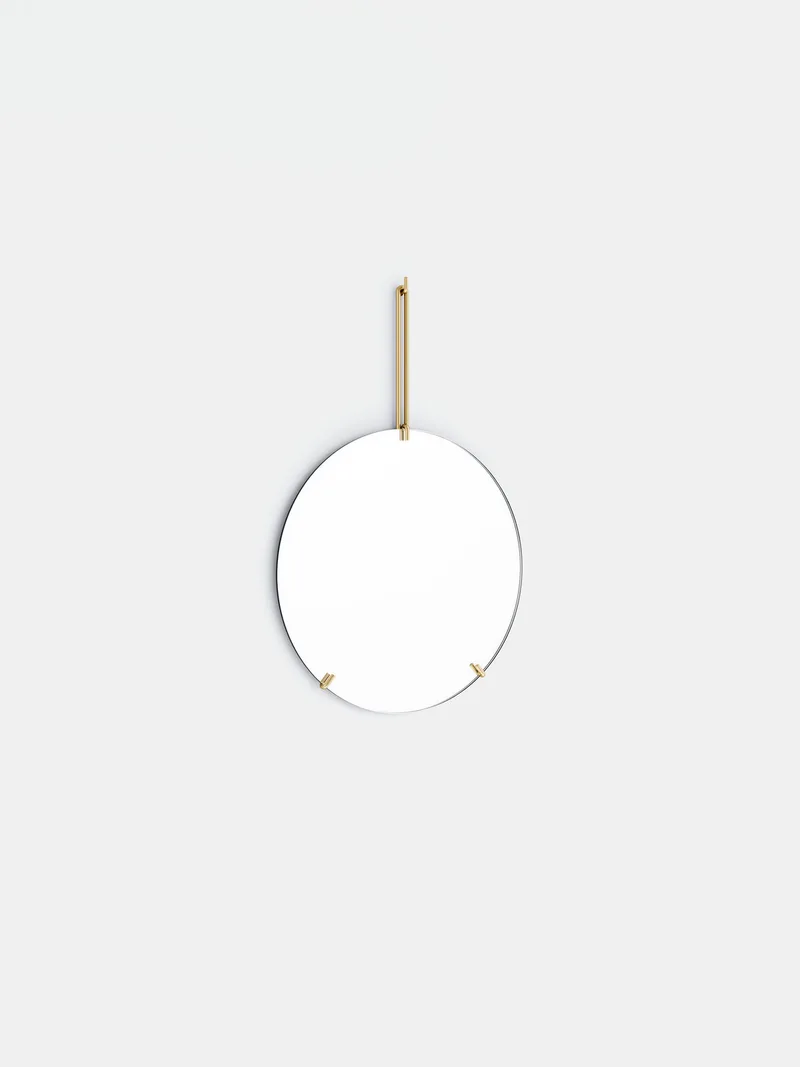 Wall Mirror by MOEBE in Ø30, Black – product photo 7 of 8
