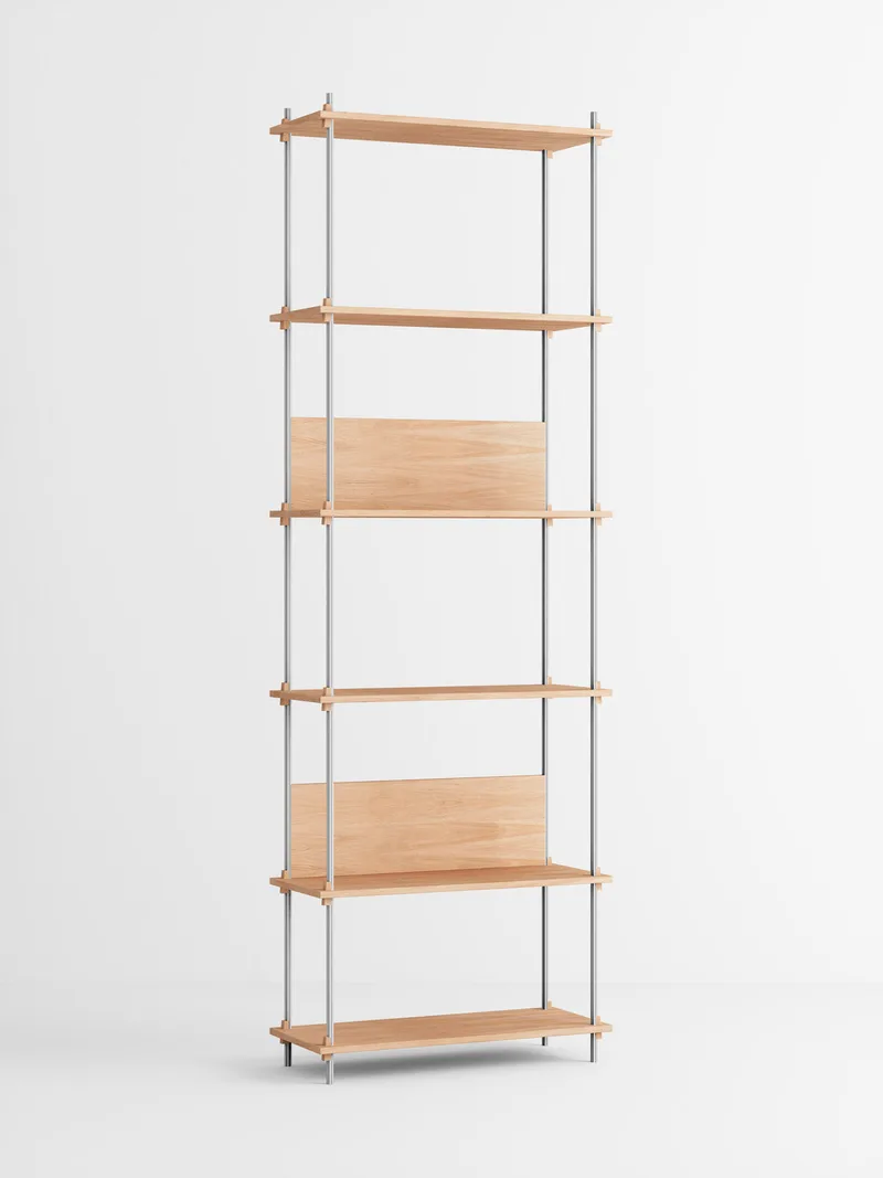 Shelving System – s.255.1.A by MOEBE in Black – product photo 3 of 6