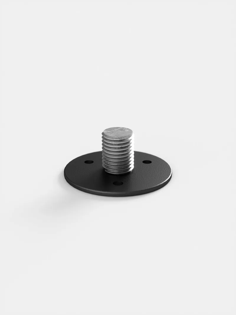 Part – Floor Fixing von MOEBE in Black – Produktfoto 2 von 2