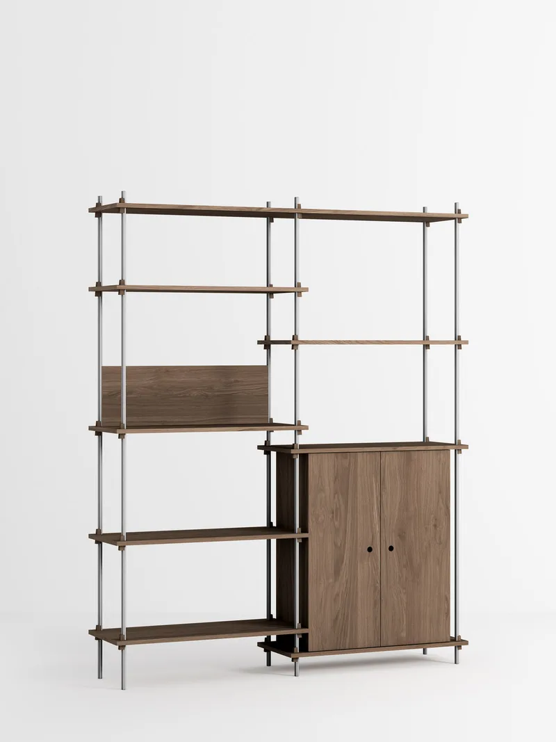Shelving System – s.200.2.I van MOEBE in Black – productfoto 3 van 4