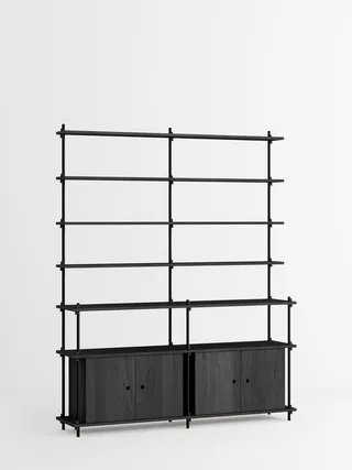 Shelving System – s.200.2.H de MOEBE en Black – photo du produit 4 sur 4