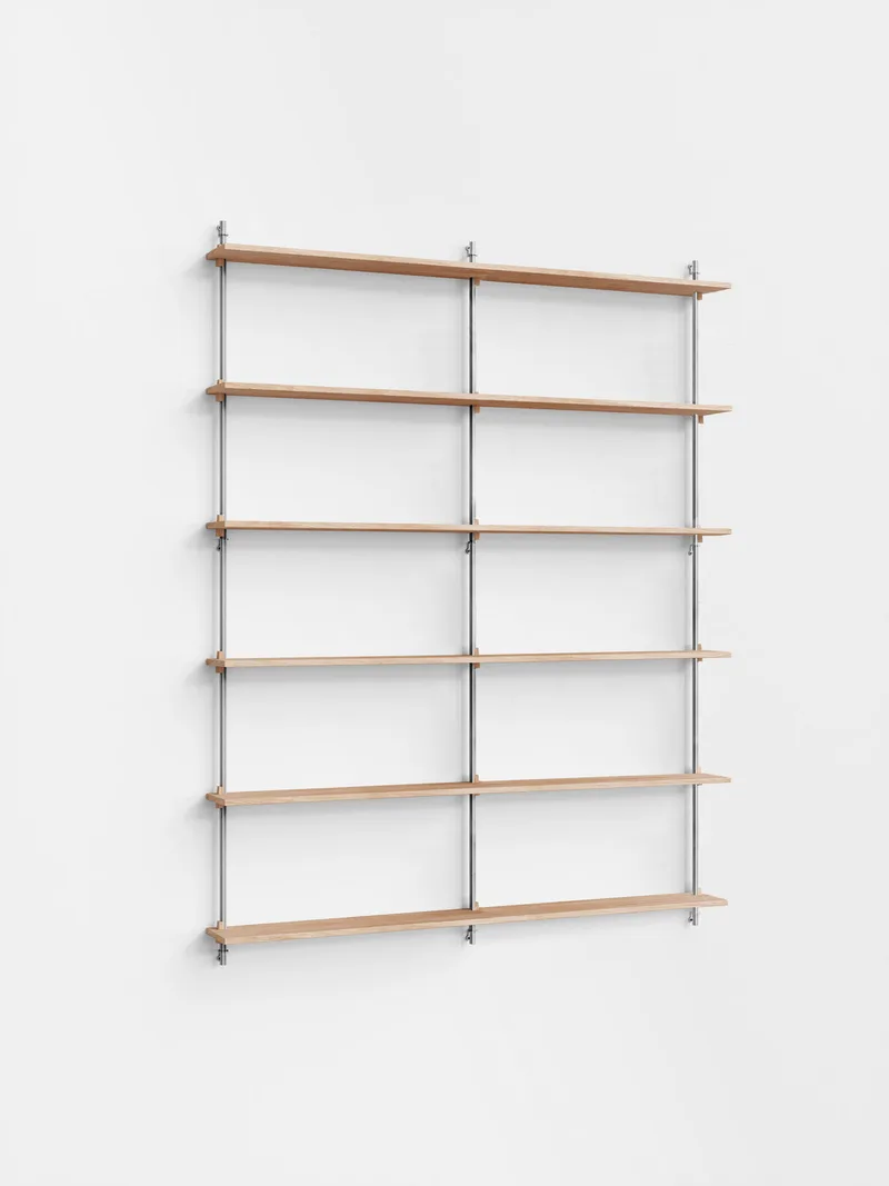Wall Shelving – ws.200.2.B by MOEBE in Black – product photo 13 of 14