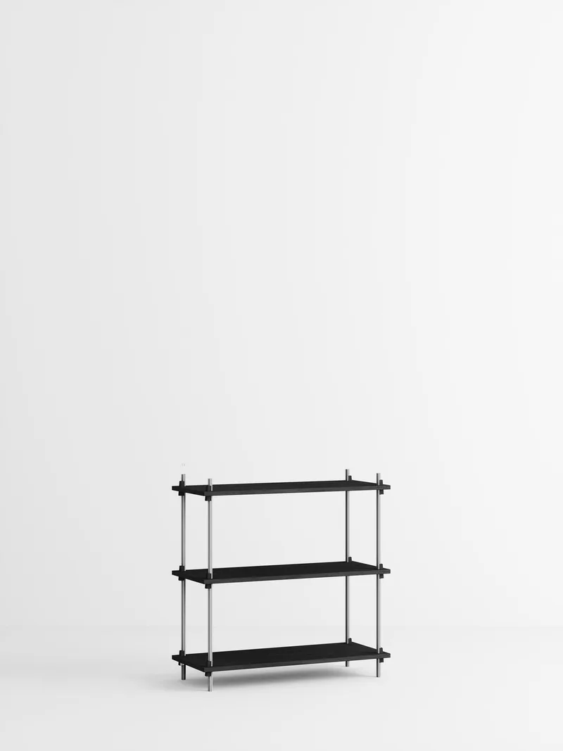 Shelving System – s.85.1.A van MOEBE in Black – productfoto 2 van 4