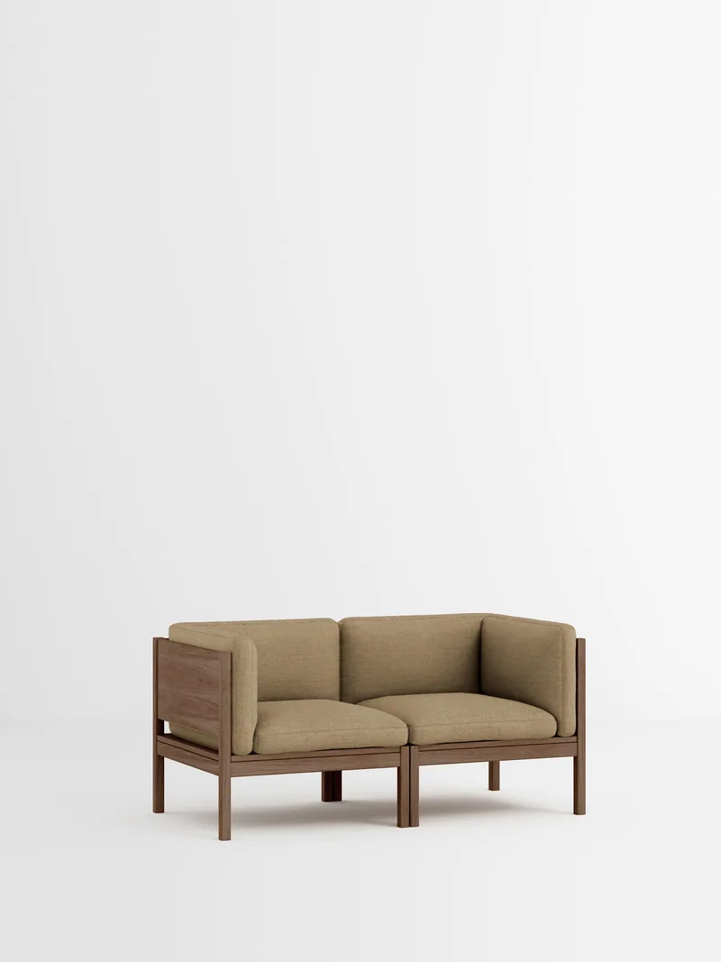 2 Seater Sofa with Sides von MOEBE in Autumn, Autumn 221, Smoked Oak – Produktfoto 35 von 35