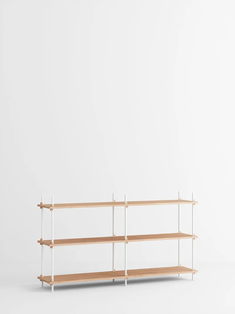 Shelving System – s.85.2.B de MOEBE en Oak/White – photo du produit 4 sur 4
