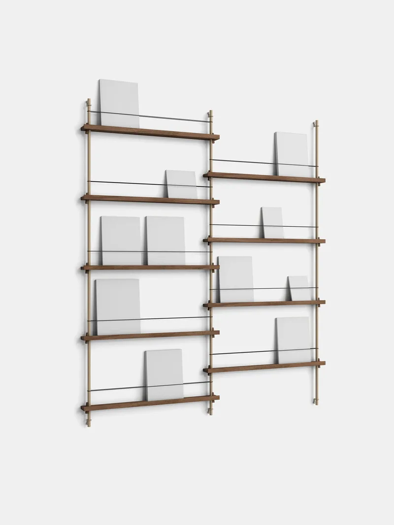 Magazine Shelving – MS.180.2 von MOEBE in Black – Produktfoto 7 von 10