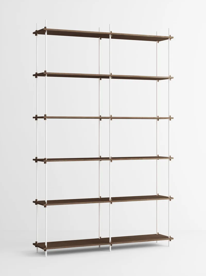 Shelving System – s.255.2.B van MOEBE in Smoked-Oak/White – productfoto 4 van 4