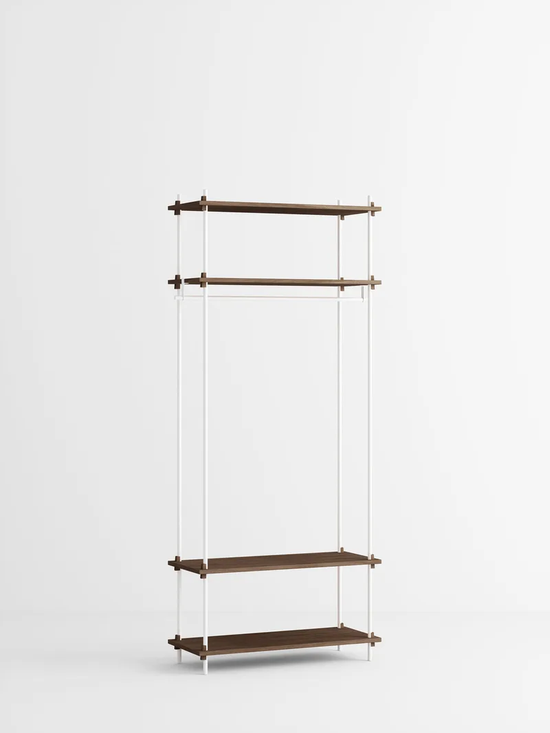 Shelving System – s.200.1.F von MOEBE in Smoked-Oak/White – Produktfoto 4 von 4