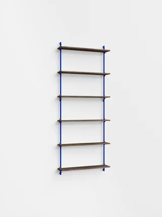 Wall Shelving – ws.200.1 von MOEBE in Smoked-Oak/Deep-Blue – Produktfoto 4 von 4
