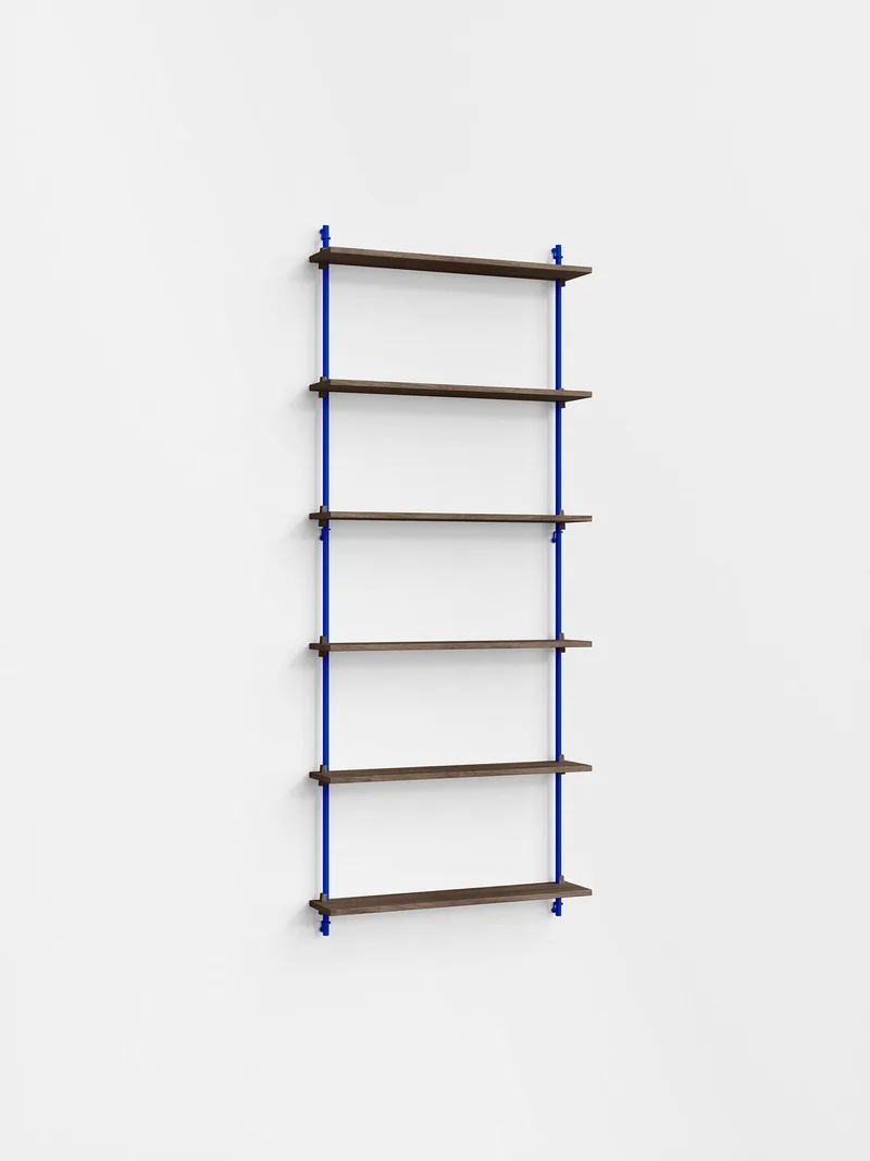 Wall Shelving – ws.200.1 von MOEBE in Smoked-Oak/Deep-Blue – Produktfoto 4 von 4