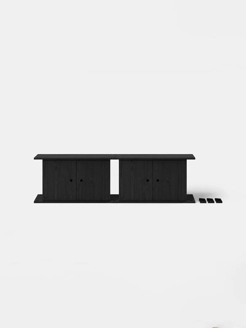 Part - Double Cabinet by MOEBE in Black – product photo