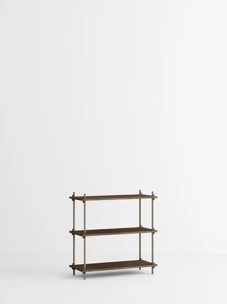 Shelving System – s.85.1.A von MOEBE in Smoked-Oak/Warm-Grey – Produktfoto 4 von 4