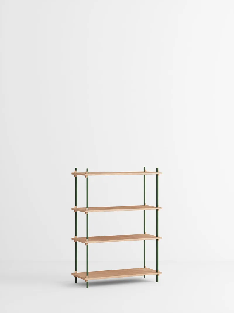 Shelving System – s.115.1.A by MOEBE in Oak/Pine-Green – product photo 4 of 4