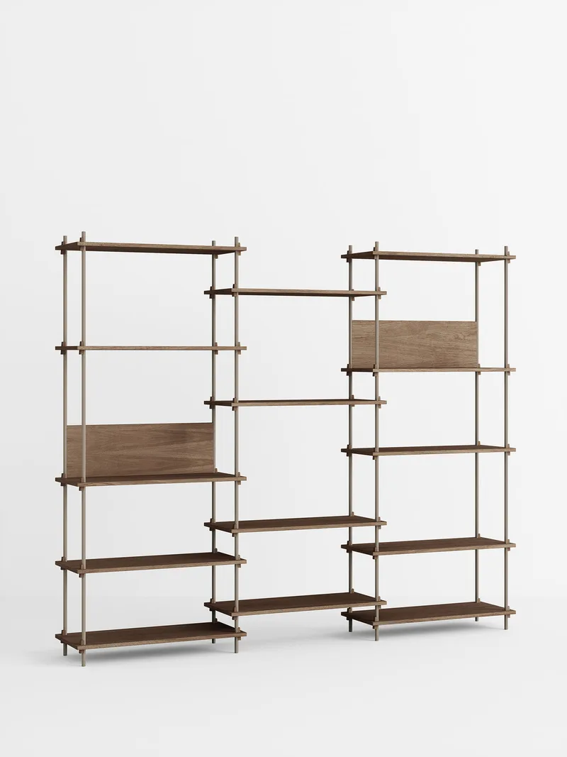 Shelving System – s.200.3.A by MOEBE in Smoked-Oak/Warm-Grey – product photo 4 of 4