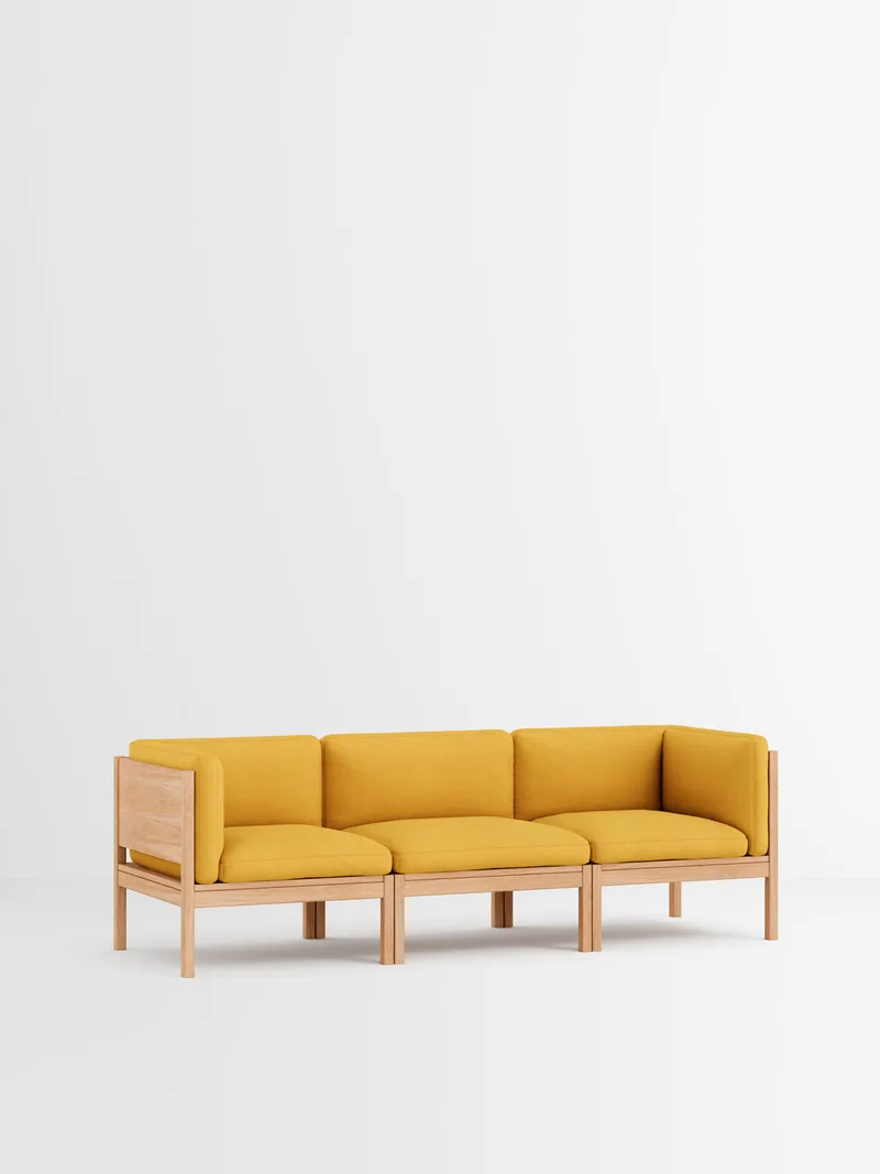 3 Seater Sofa with Sides von MOEBE in Autumn, Autumn 101, Oak – Produktfoto 2 von 34