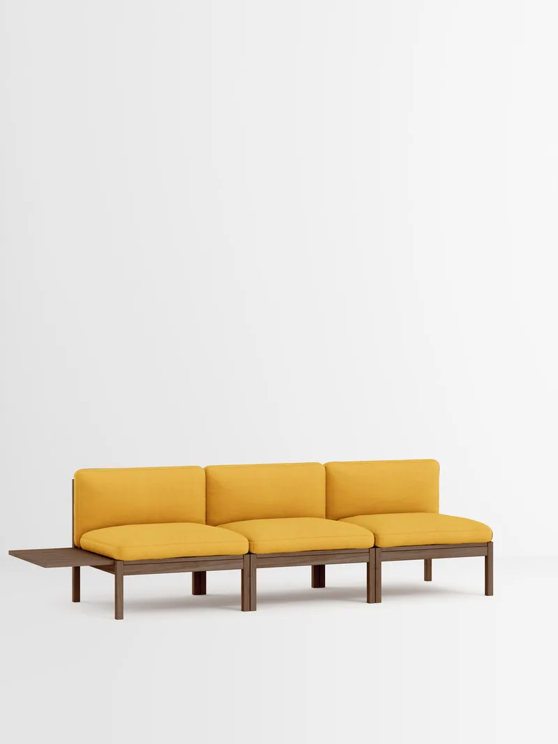 3 Seater Sofa with 1 Side Table by MOEBE in Field 2, Field 2 – 463, Smoked Oak – product photo 35 of 35