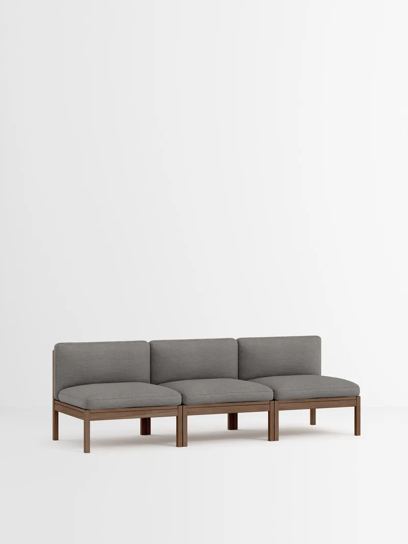3 Seater Sofa by MOEBE in Autumn, Autumn 131, Smoked Oak – product photo 35 of 35