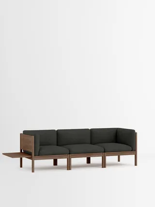 3 Seater Sofa with Sides + 1 Side Table by MOEBE in Re-Wool 2, Re-Wool 2 – 198, Smoked Oak – product photo 35 of 35