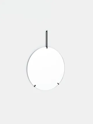 Wall Mirror by MOEBE in Ø30, Black – product photo 5 of 8