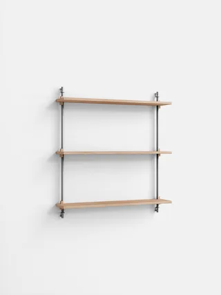 Wall Shelving – ws.85.1 by MOEBE in Black – product photo 1 of 4