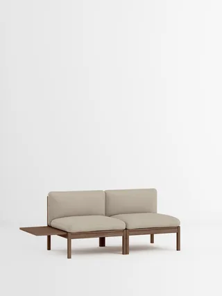 2 Seater Sofa with 1 Side Table von MOEBE in Field 2, Field 2 – 233, Smoked Oak – Produktfoto 35 von 35