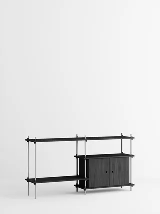 Shelving System – s.85.2.C van MOEBE in Black – productfoto 2 van 4