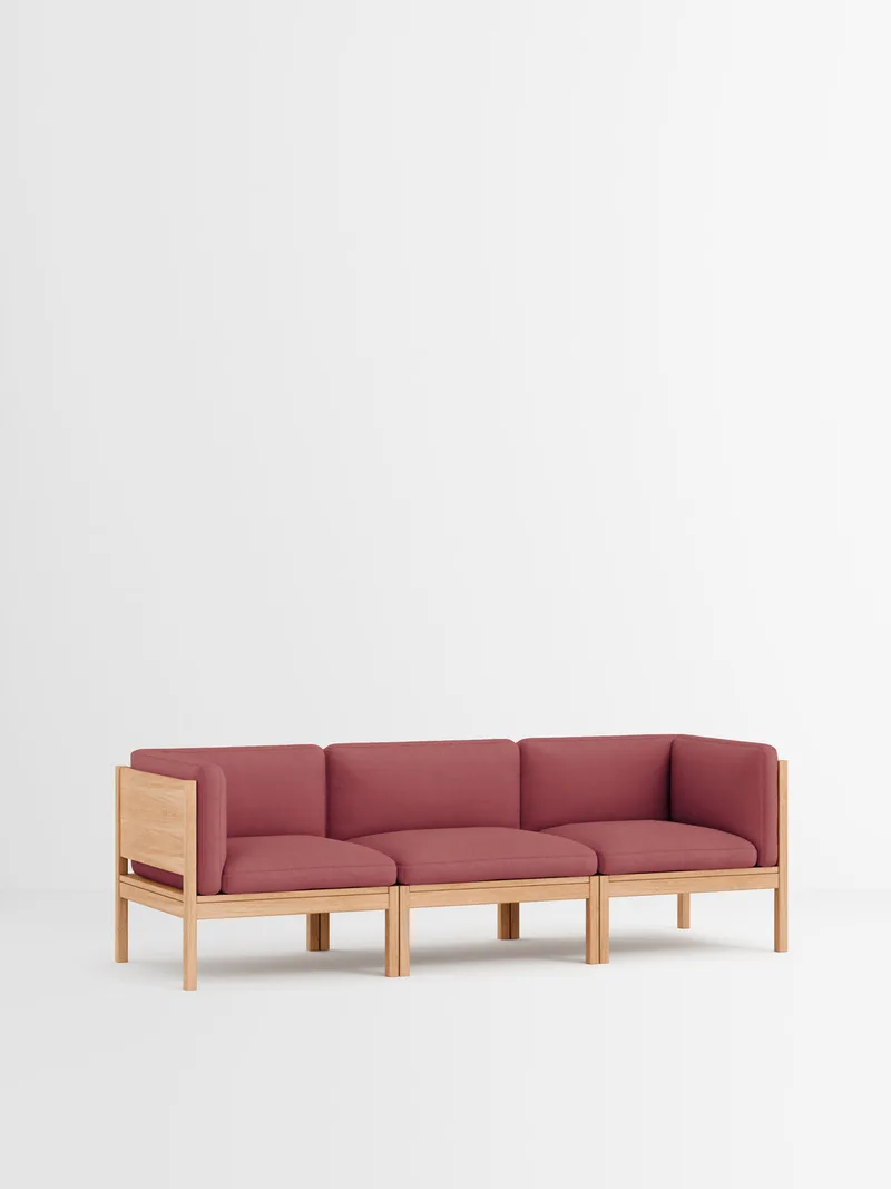 3 Seater Sofa with Sides von MOEBE in Autumn, Autumn 101, Oak – Produktfoto 13 von 34