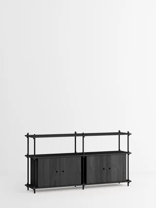 Shelving System – s.85.2.D by MOEBE in Black – product photo 4 of 4