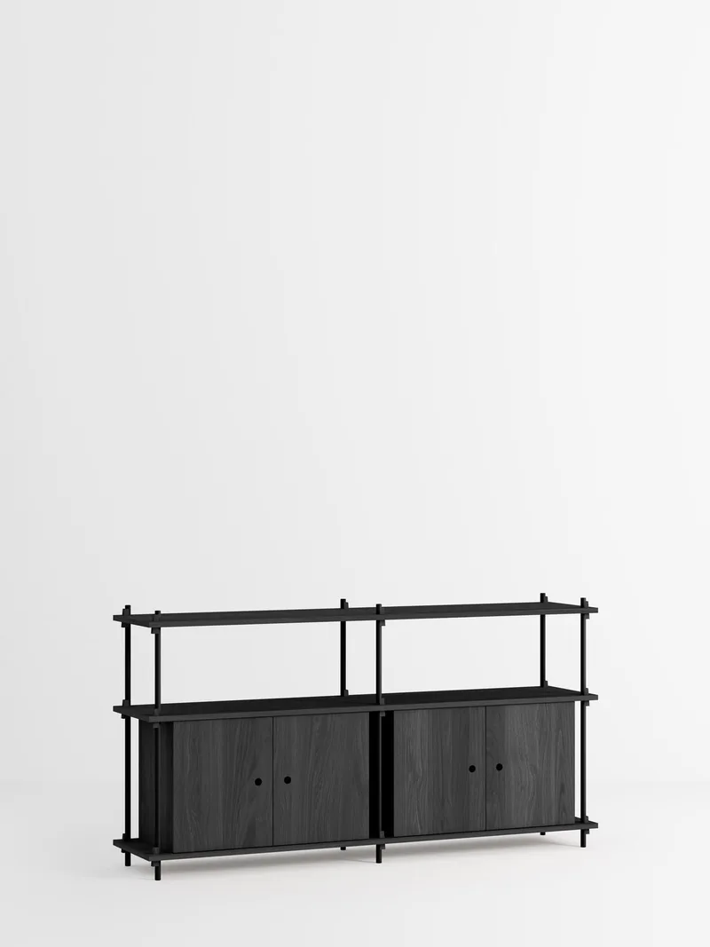 Shelving System – s.85.2.D by MOEBE in Black – product photo 4 of 4