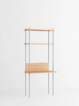 Shelving System – s.200.1.D by MOEBE in Black – product photo 1 of 4