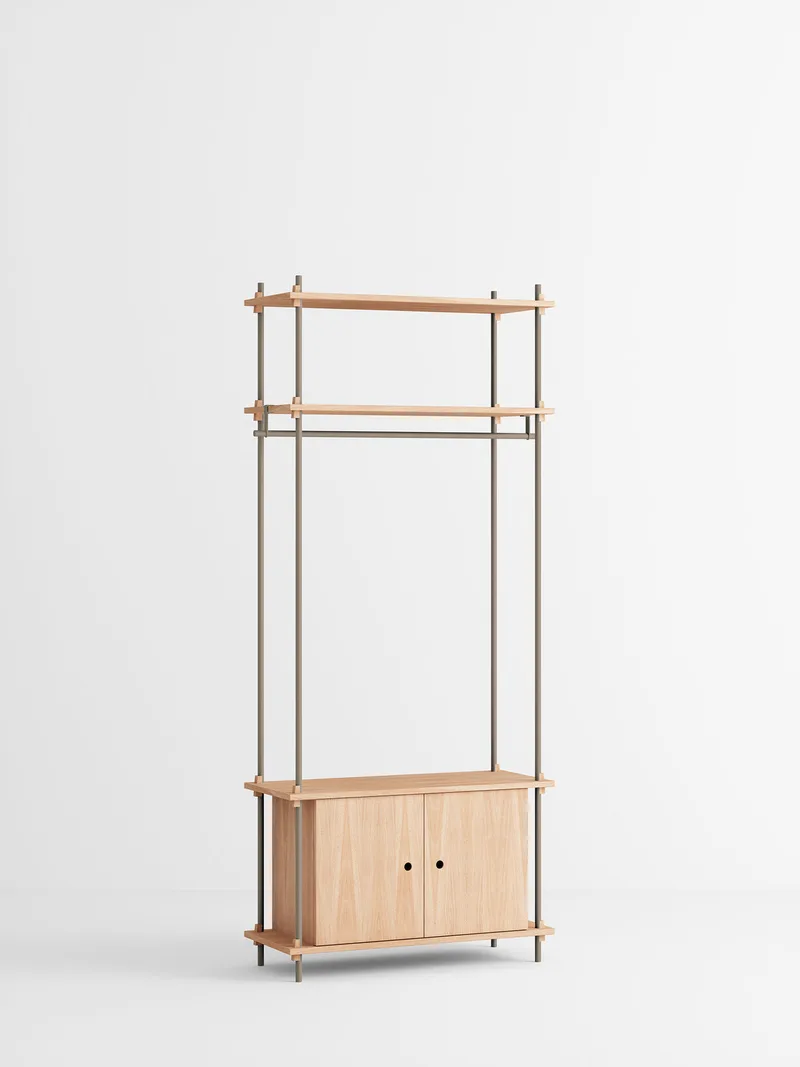 Shelving System – s.200.1.G by MOEBE in Oak/Warm-Grey – product photo 4 of 4