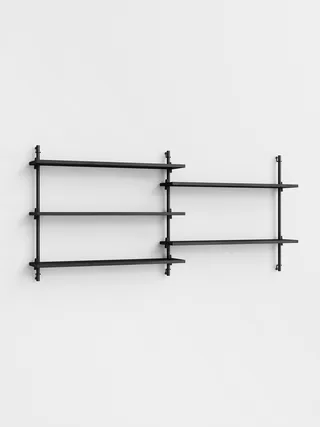 Wall Shelving – ws.65.2 van MOEBE in Black – productfoto 4 van 4
