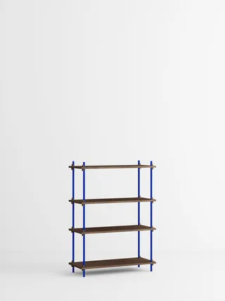 Shelving System – s.115.1.A von MOEBE in Smoked-Oak/Deep-Blue – Produktfoto 4 von 4