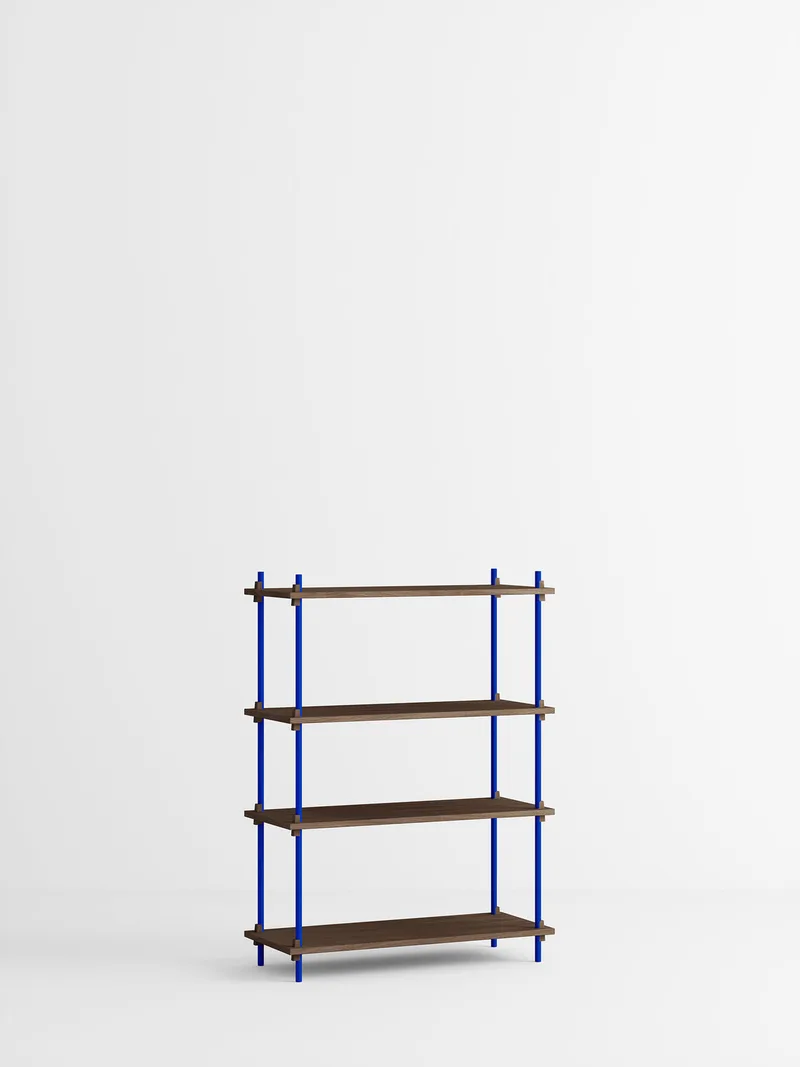 Shelving System – s.115.1.A von MOEBE in Smoked-Oak/Deep-Blue – Produktfoto 4 von 4