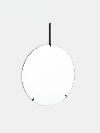 Wall Mirror by MOEBE in Ø30, Black – product photo 3 of 8