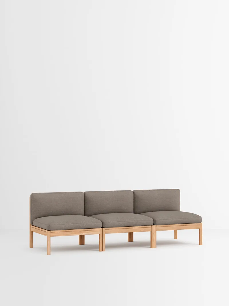 3 Seater Sofa van MOEBE in Autumn, Autumn 101, Oak – productfoto 7 van 34