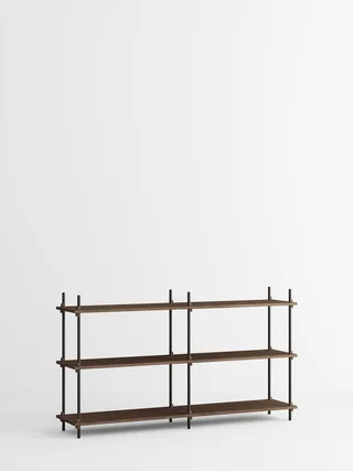 Shelving System – s.85.2.B van MOEBE in Smoked-Oak/Black – productfoto 4 van 4