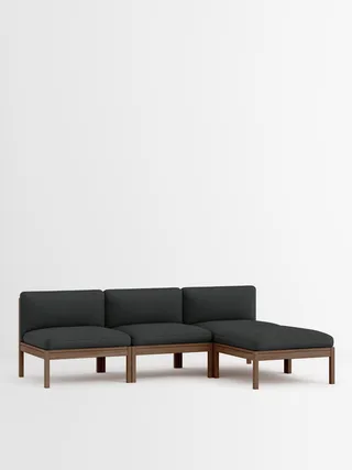 3 Seater Sofa with Chaise Longue von MOEBE in Field 2, Field 2 – 793, Smoked Oak – Produktfoto 33 von 33