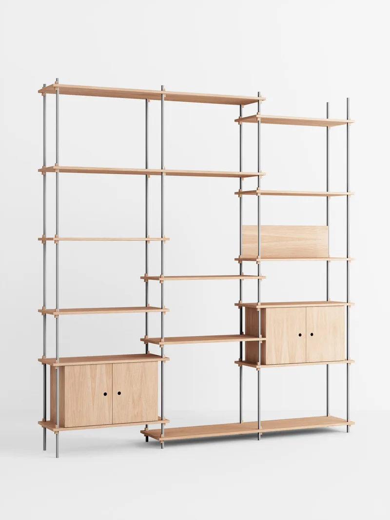 Shelving System – s.255.3.B by MOEBE in Black – product photo 1 of 4