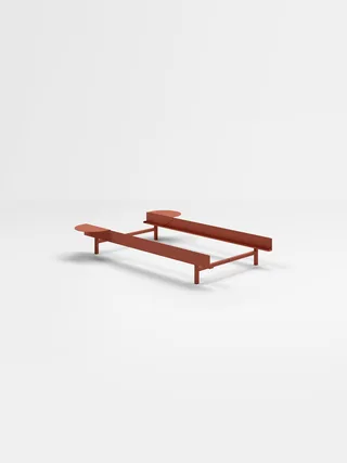 Bed 90 cm de MOEBE en Terracotta, Low – 2, I'll get my own – photo du produit 25 sur 25
